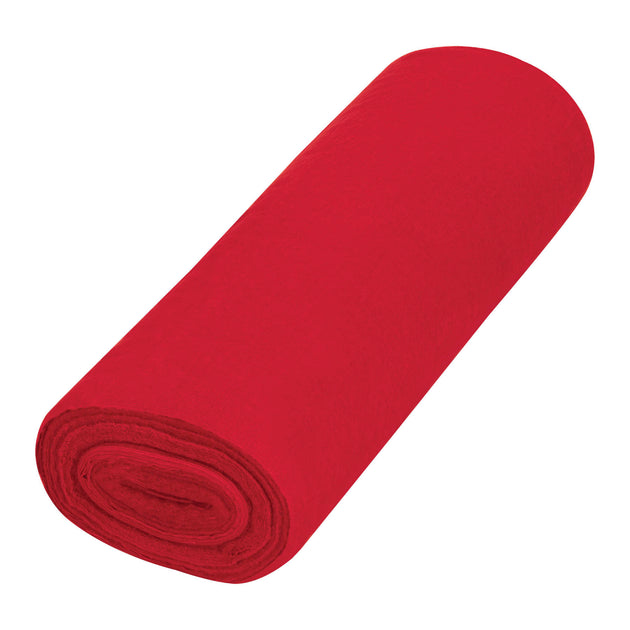 FRA-25R Rollo de 25 m de franela roja de algodón, KLINTEK