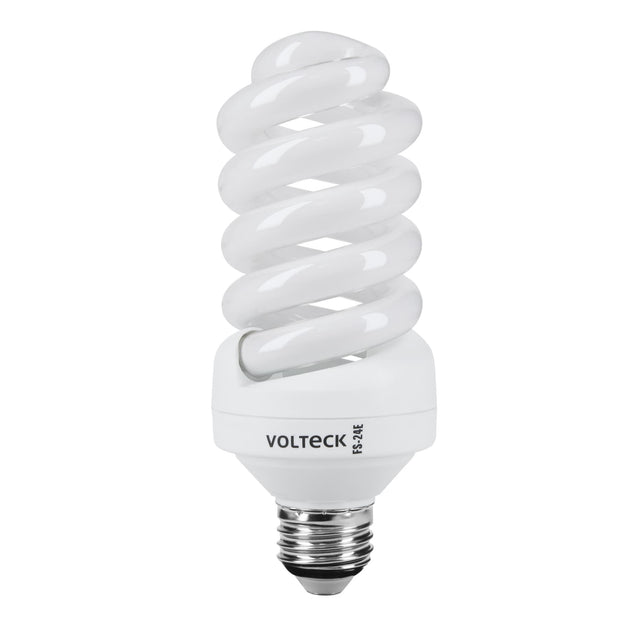 FS-24E Lámpara espiral T4 24 W luz neutra en blíster, Volteck