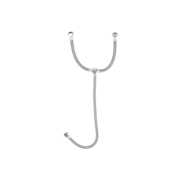 FTE-55V Manguera "T" lavabo/fregadero, vinilo, 1/2"x1/2"x1/2", 55cm