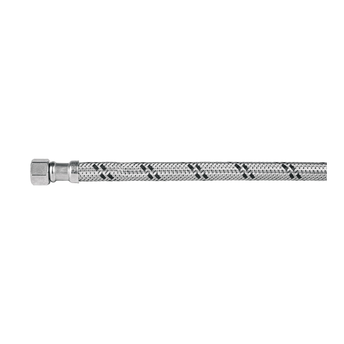 FTE-55XL Manguera "T" lavabo/fregadero,acero inox,3/8"x1/2"x1/2",55cm