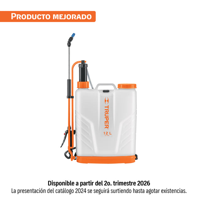 FUM-12 Fumigador de 12 L manual de mochila, Truper