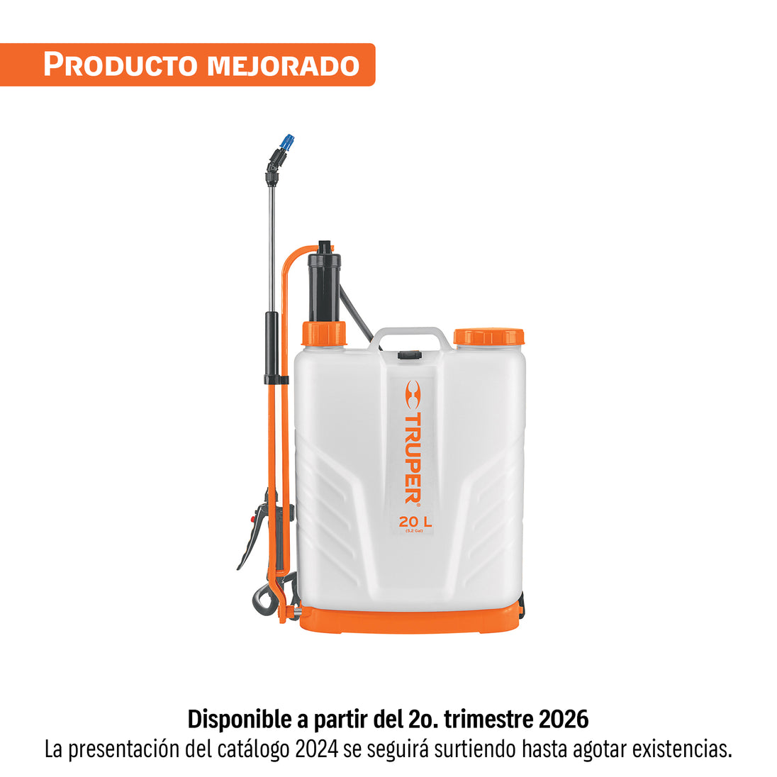 FUM-20 Fumigador de 20 L manual de mochila, Truper