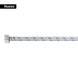 Manguera Flexible Foset FWC-35PM 35cm 7/8" | Trenzada Aluminio/EPDM