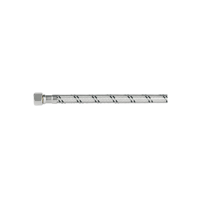 FWC-40XL Manguera p/WC, acero inox, 3/8"x7/8", 40cm, latón/latón