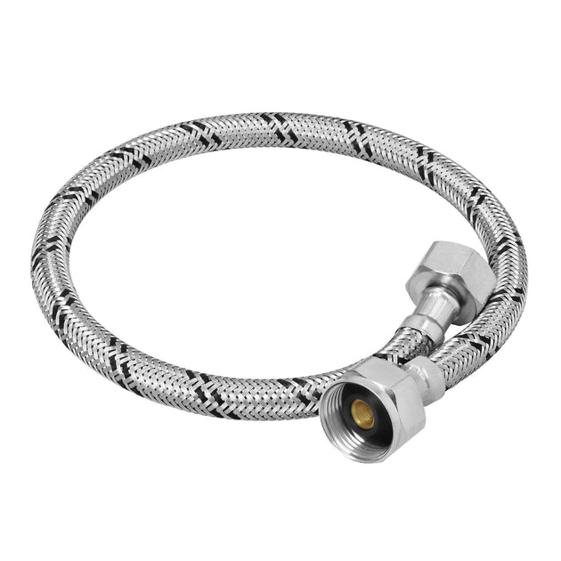 FWC-50X Manguera p/WC, acero inox, 1/2"x7/8", 50 cm