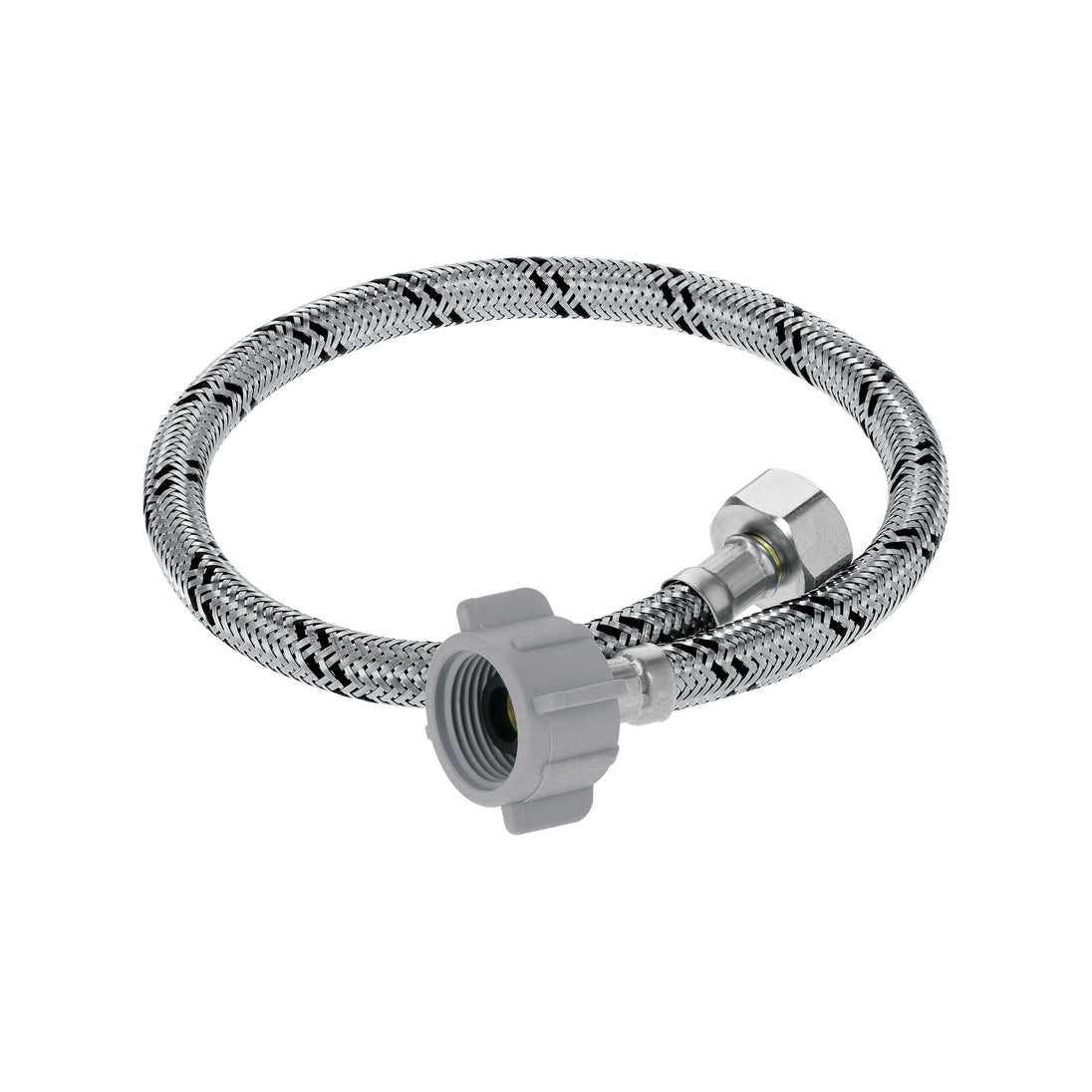 FWC-P50X Manguera p/WC, acero inox, 1/2"x7/8", 50 cm, plástico/latón