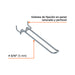 Gancho Panel Ranurado Truper GA-6D 6" Para Pesados | 70g