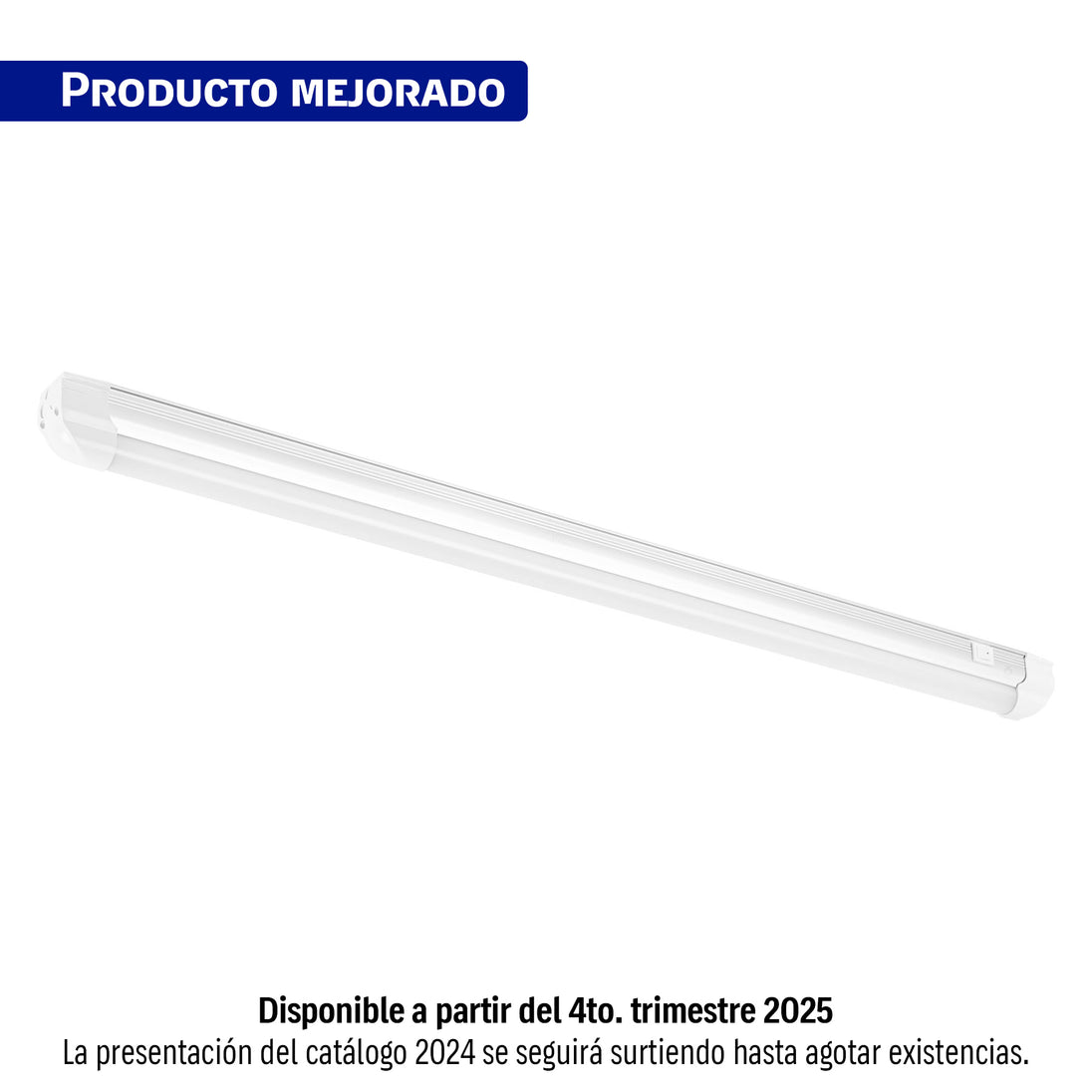 GAB-002L Luminario lineal LED 11W, 6500K, ultradelgado, para gabinete