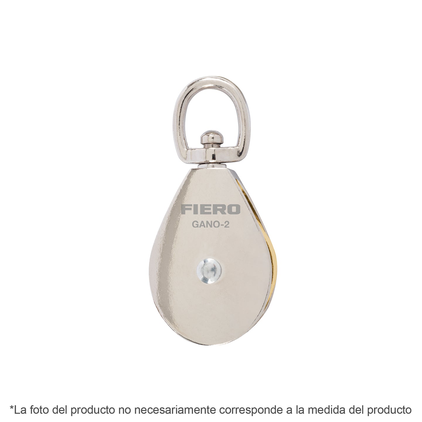 GANO-3/4 Garrucha metálica para noria de 3/4", FIERO