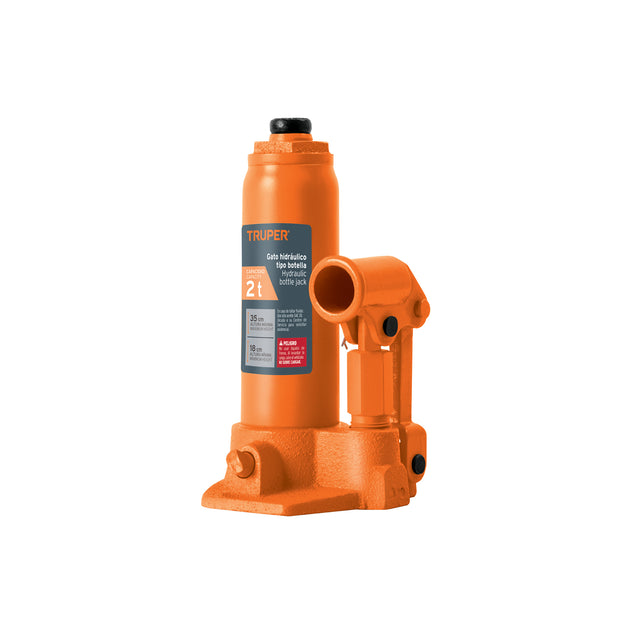 GAT-2 Gato hidráulico de botella de 2 Ton, Truper
