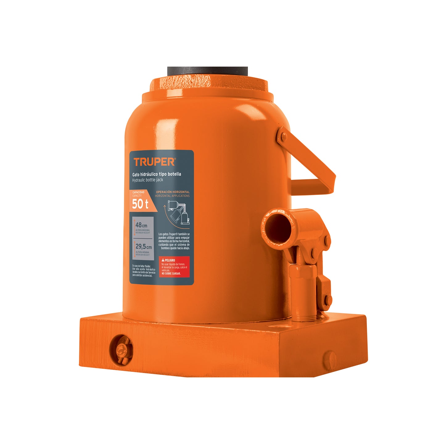 GAT-50 Gato hidráulico de botella de 50 Ton, Truper