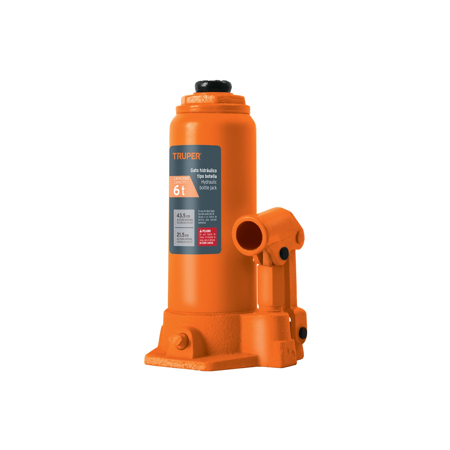 GAT-6 Gato hidráulico de botella de 6 Ton, Truper