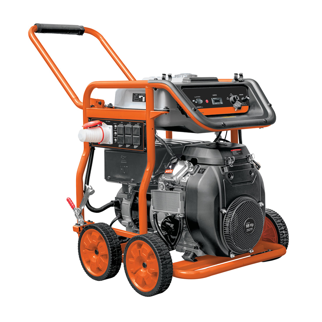 GEN-100X Generador portátil 10 kW motor a gasolina, TRUPER
