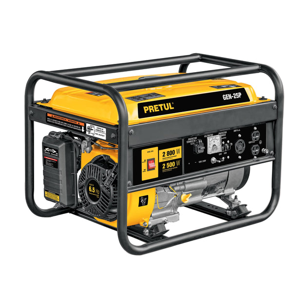 GEN-25P Generador portátil 2.5 kW motor a gasolina, PRETUL