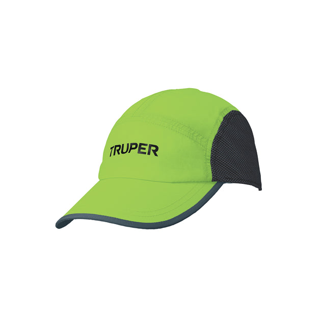GORT-R Gorra color verde, 100% poliéster, Truper
