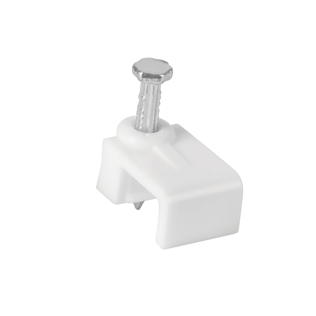 GPL-8BG Bolsa con 500 grapas blancas de 5 X 8.5 mm para cable plano