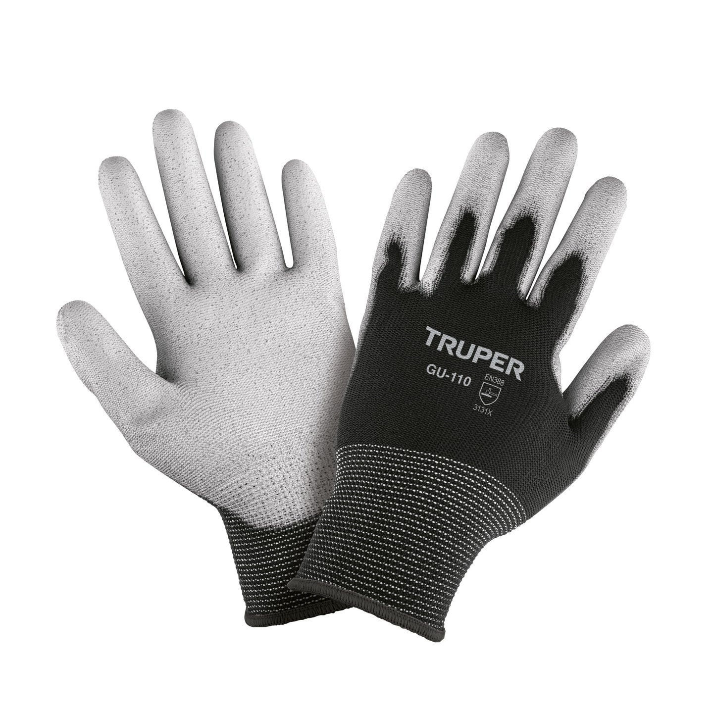 GU-110 Guantes de nylon recubiertos de poliuretano, XCH, Truper