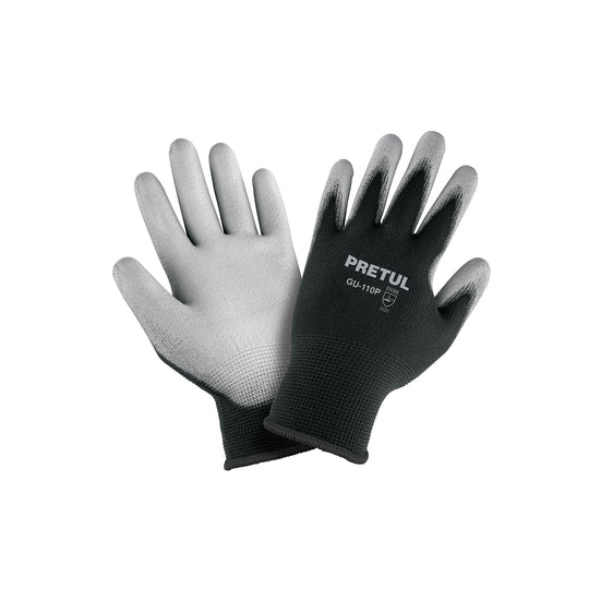 GU-110P Guantes de nylon recubiertos de poliuretano, XCH, PRETUL