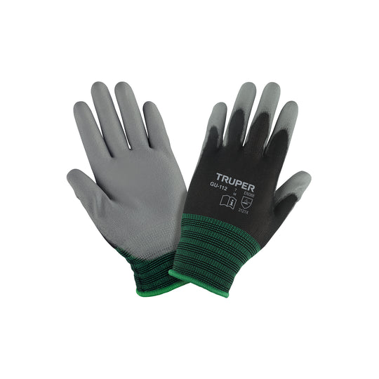 GU-112 Guantes de nylon recubiertos de poliuretano, M, TRUPER