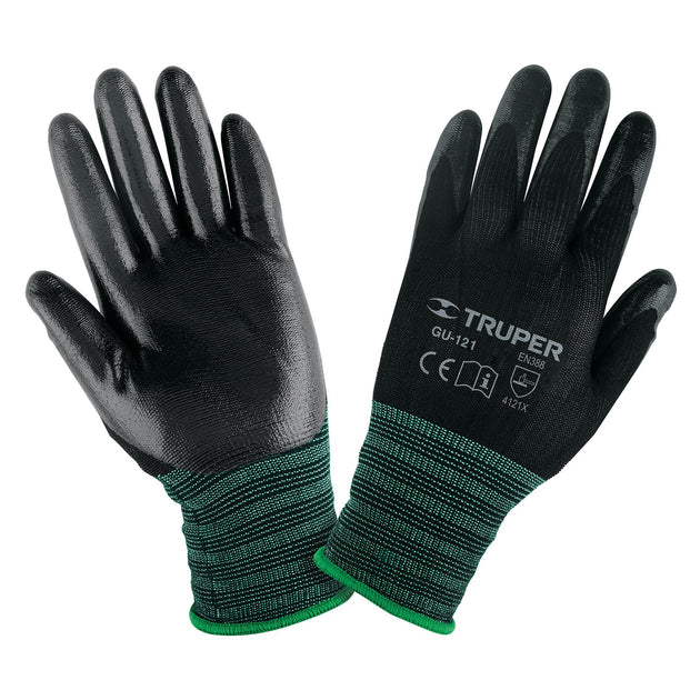 GU-121 Guantes de nylon recubiertos de nitrilo, CH, TRUPER