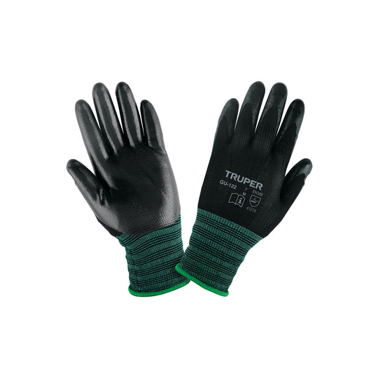 GU-122 Guantes de nylon recubiertos de nitrilo, M, TRUPER