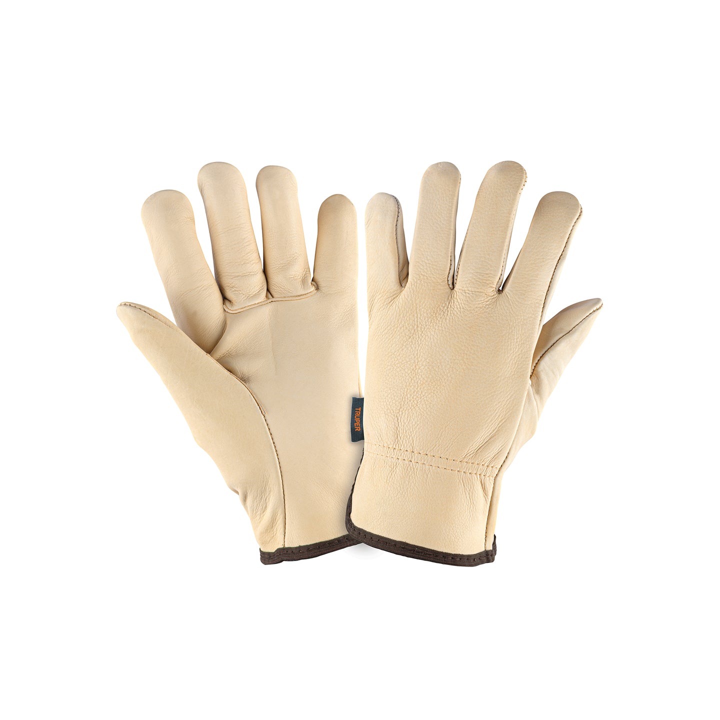 GU-273 Guantes de piel de res tipo operador, TRUPER