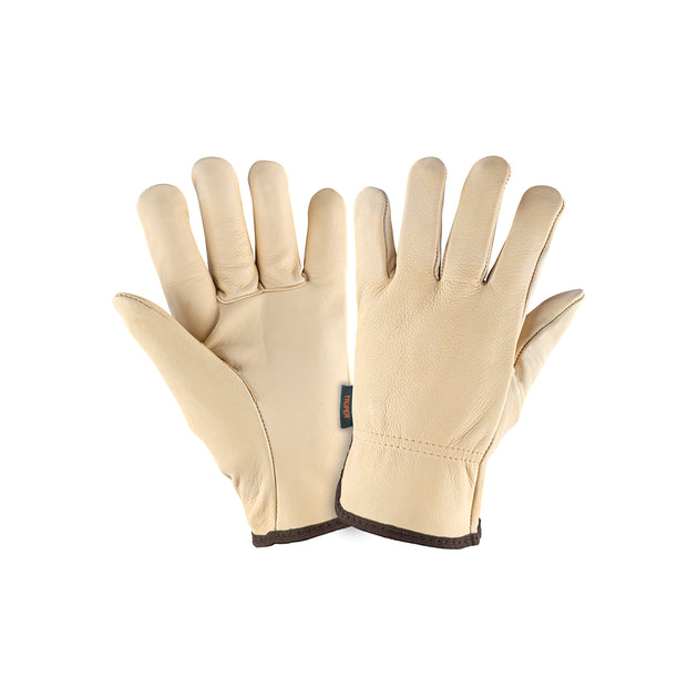 GU-273 Guantes de piel de res tipo operador, TRUPER