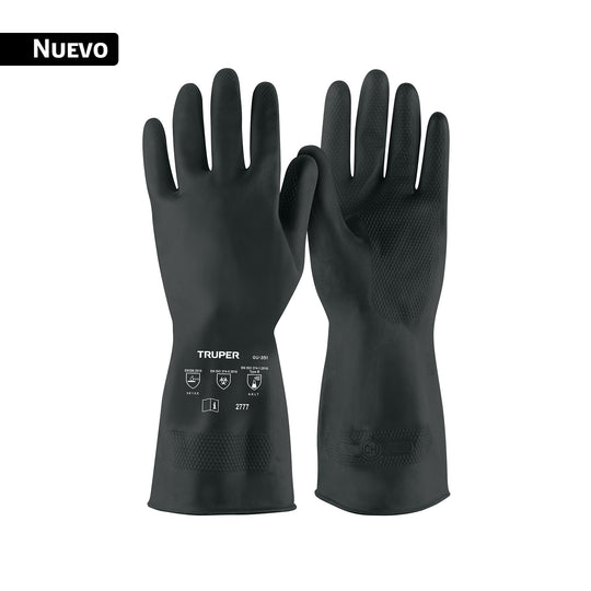 GU-351 Guantes de látex para pintor, CH, Truper