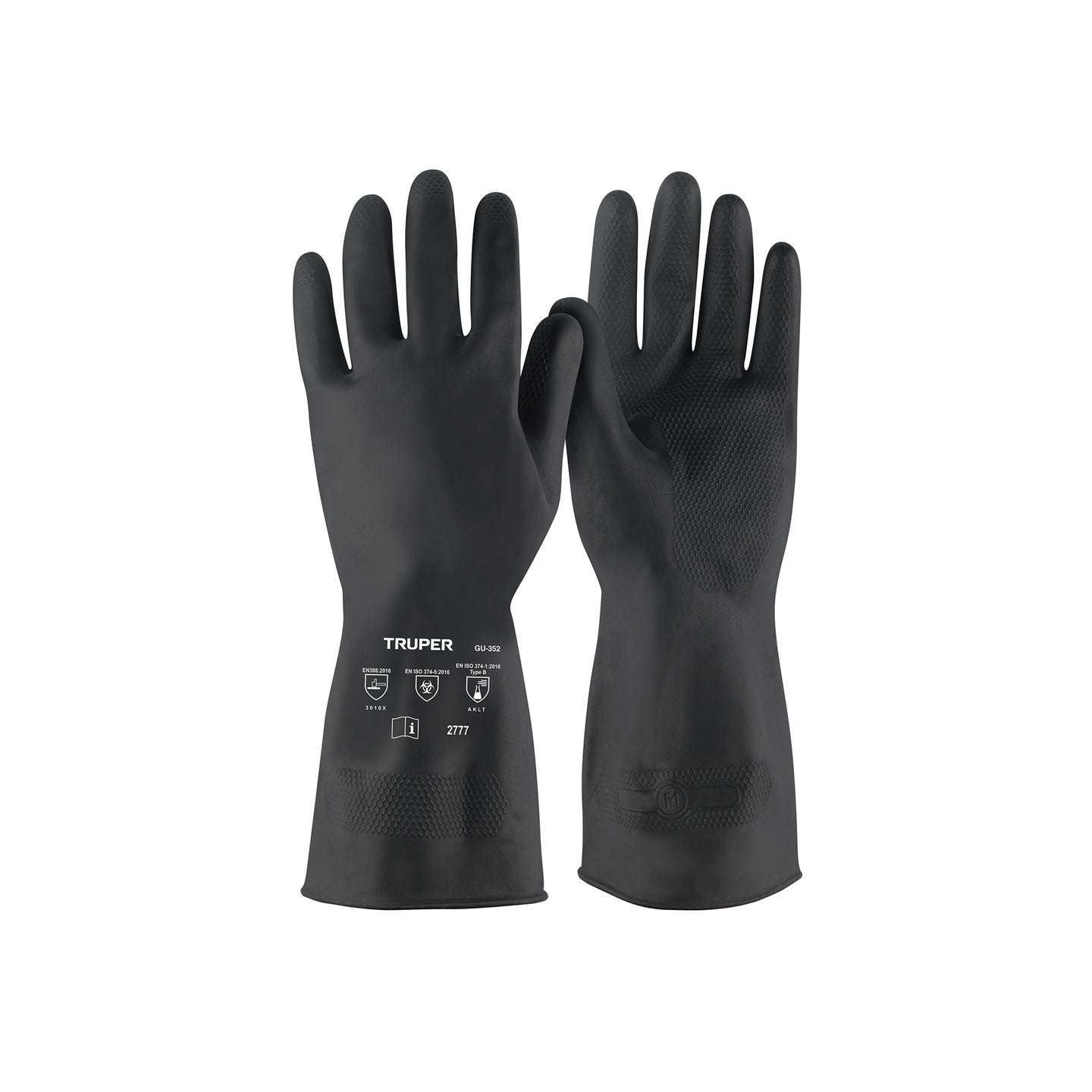 GU-352 Guantes de látex para pintor, M, TRUPER