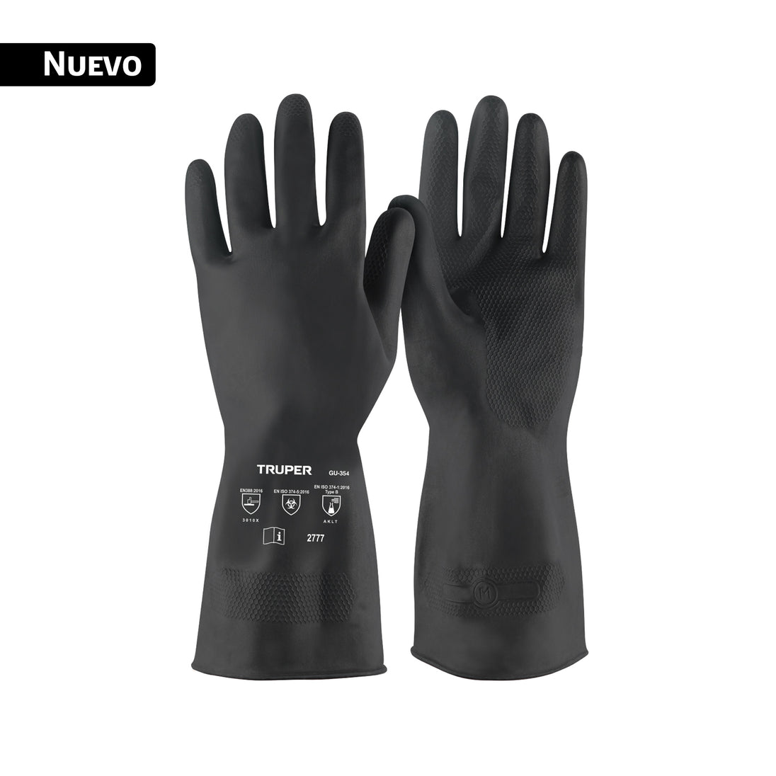 GU-354 Guantes de látex para pintor, XG, Truper