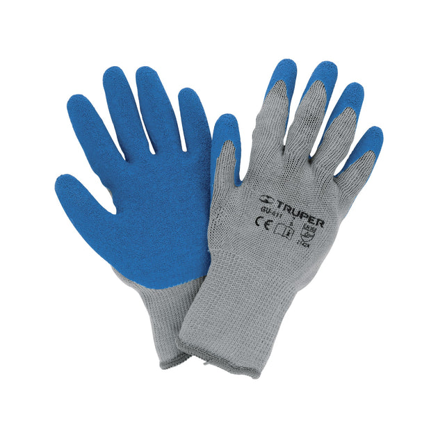 GU-411 Guantes de poliéster recubiertos de látex, CH, TRUPER