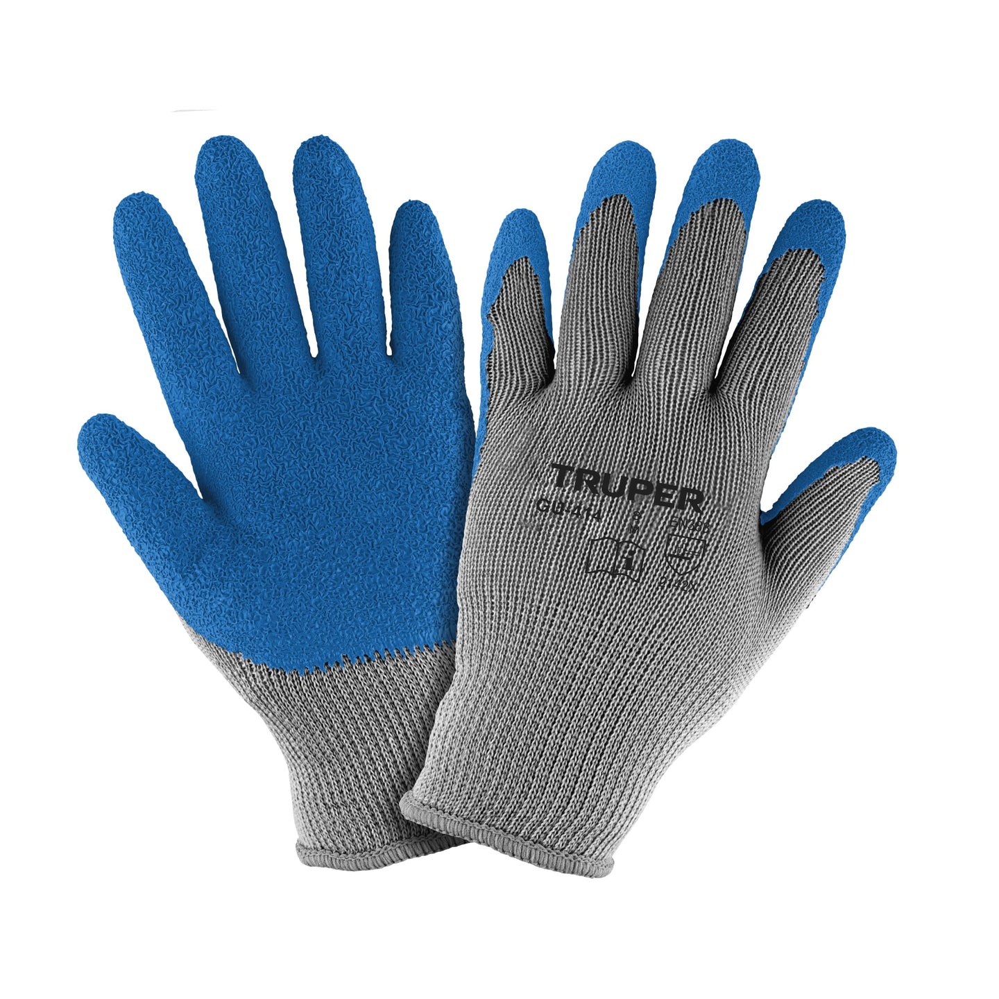 GU-414 Guantes de poliéster recubiertos de látex, XG, TRUPER