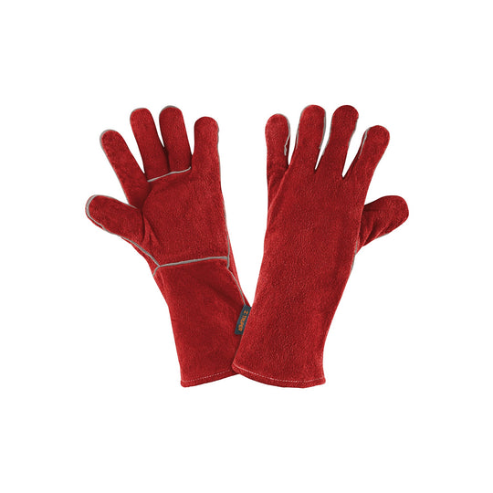 GU-505 Guantes para soldador, rojos, TRUPER