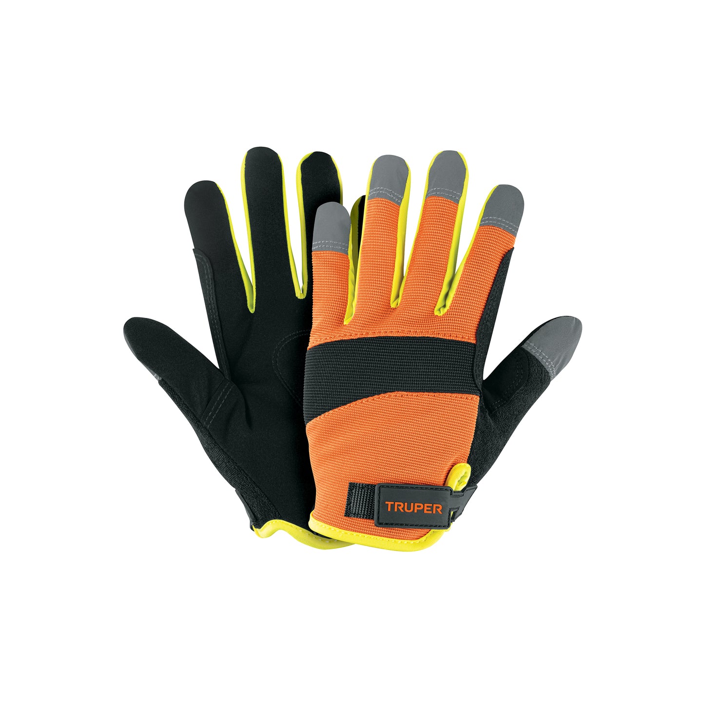 GU-625 Guantes para mecánico, alta visibilidad, TRUPER