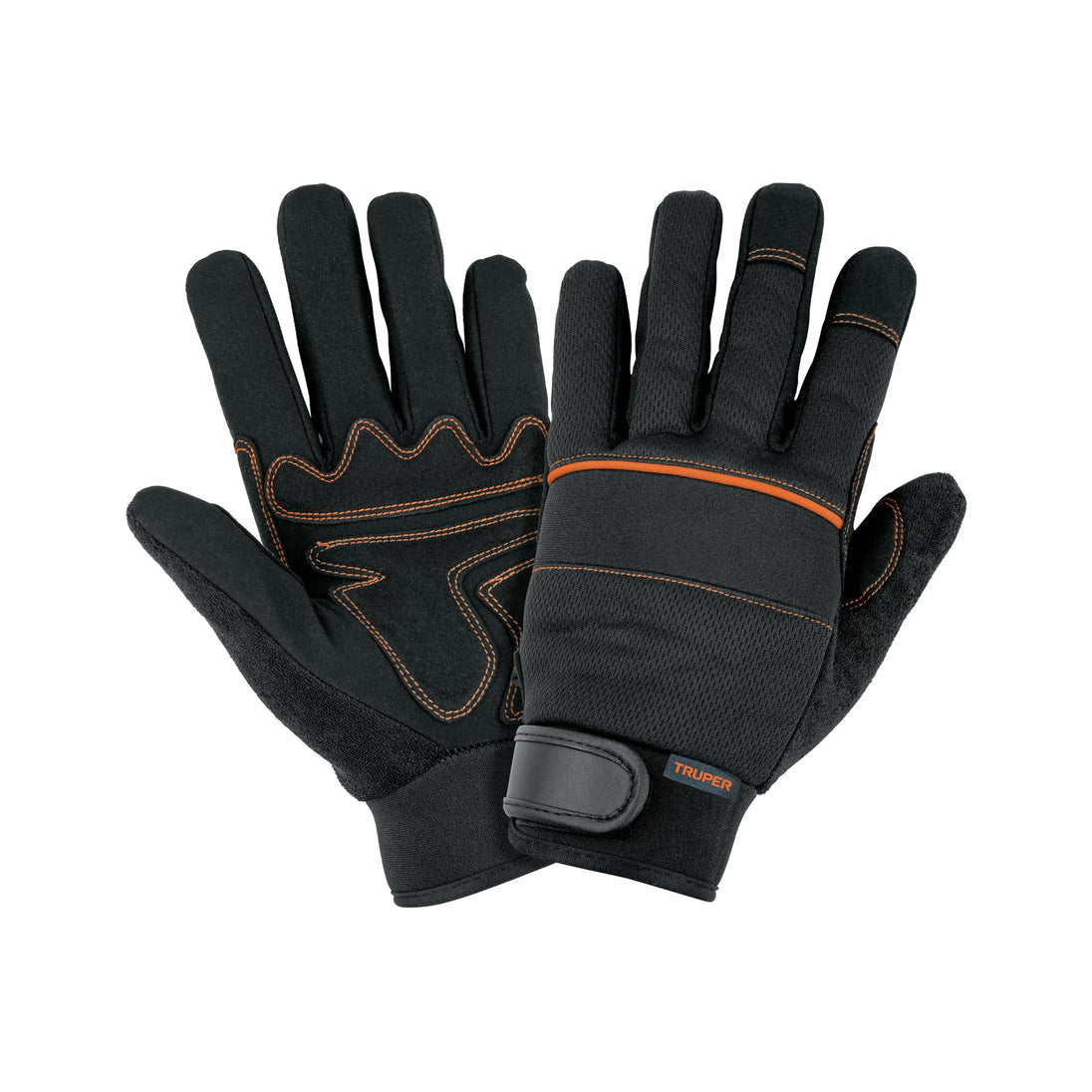 GU-675 Guante para mecánico, antivibraciones, unitalla, TRUPER