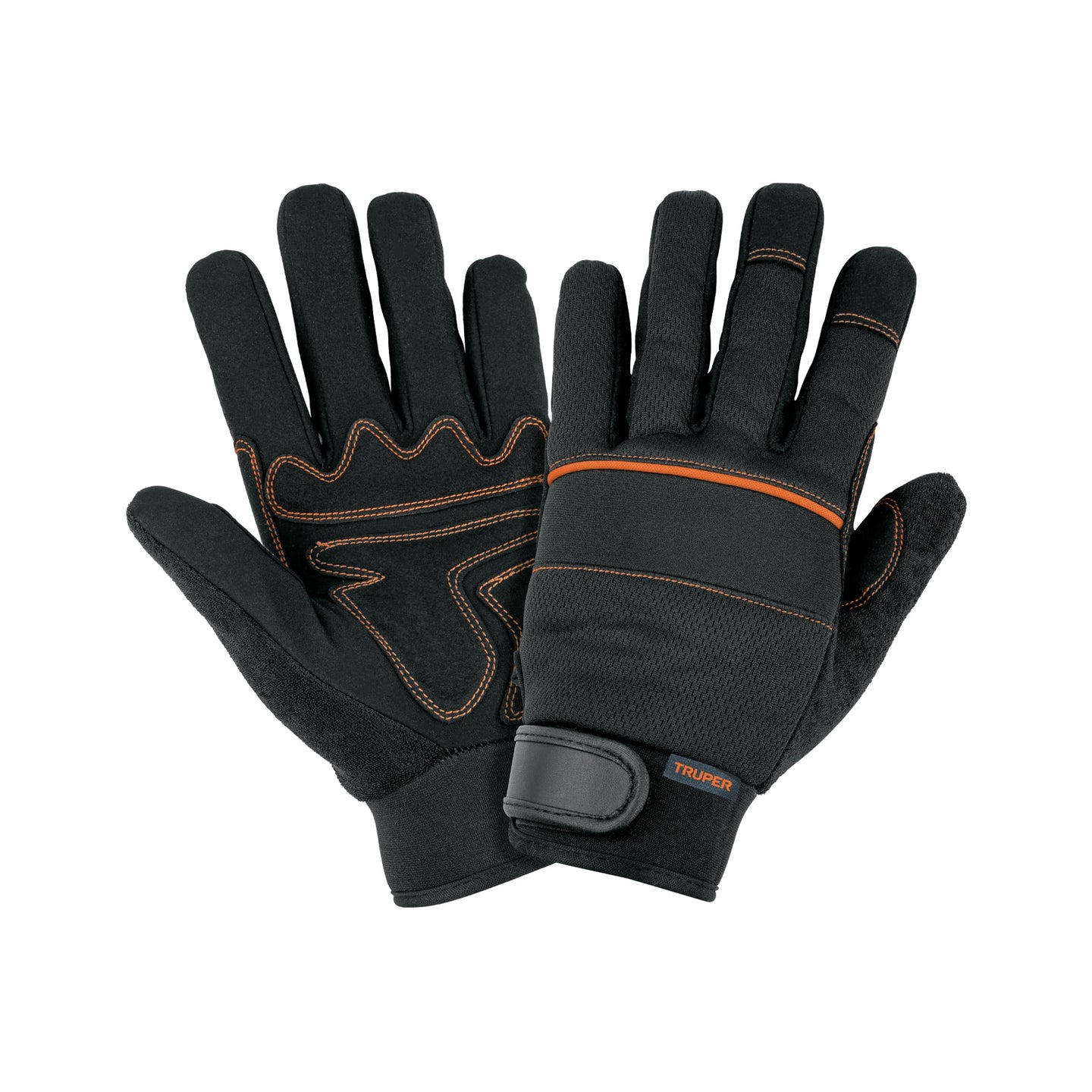GU-675 Guante para mecánico, antivibraciones, unitalla, TRUPER