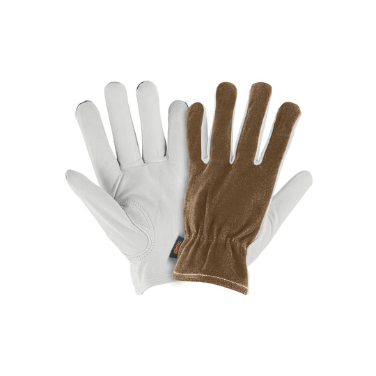 GU-735 Guantes de piel de cabra con dorso de carnaza, TRUPER