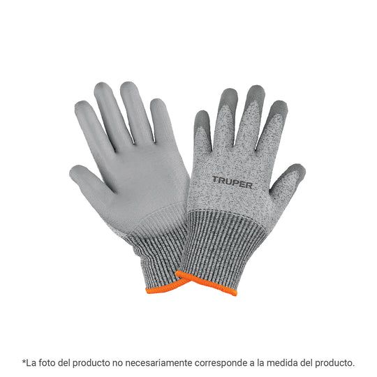 GU-912 Guante Anticorte NV5 recubrimiento de poliuretano, M, TRUPER