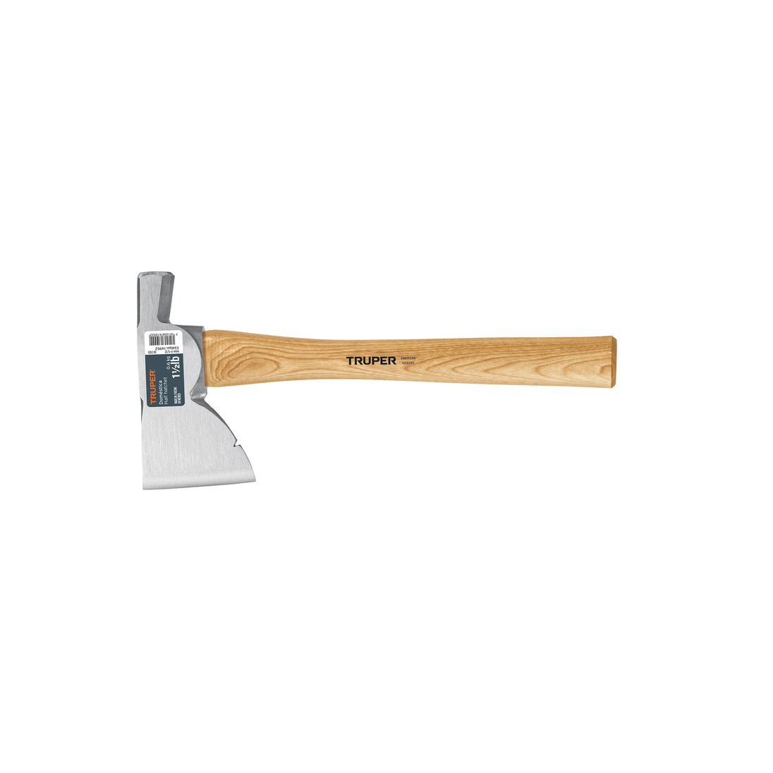 HH-1-1/2 Hacha Doméstica 1-1/2 lb, mango hickory 14", Truper