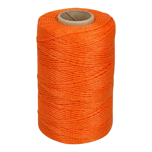 HIL-165N Carrete con 165 m de hilo para albañil naranja, Truper
