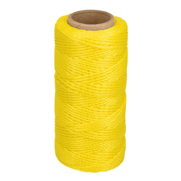 HIL-65A Carrete con 65 m de hilo para albañil amarillo, Truper