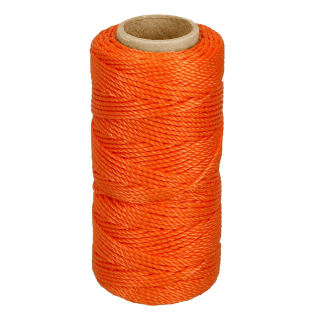 HIL-65N Carrete con 65 m de hilo para albañil naranja, Truper