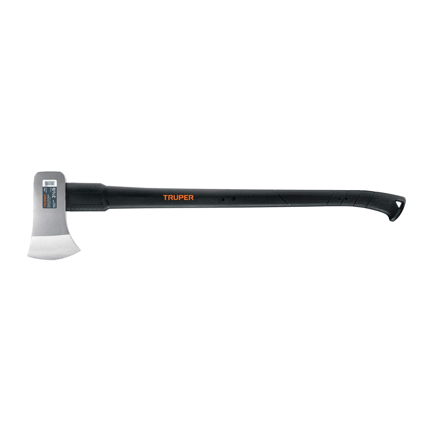 HM-3-1/2F Hacha Michigan 3-1/2 lb, mango fibra de vidrio 34", Truper