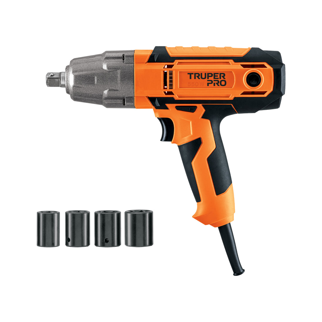IMP-1/2A Llave de impacto 1/2" 550W, 258 lb/ft, TRUPER PRO
