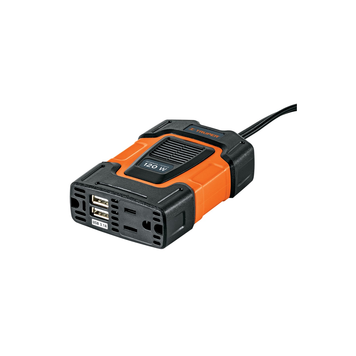 INCO-100 Inversor de corriente de 120 W con puertos USB, Truper