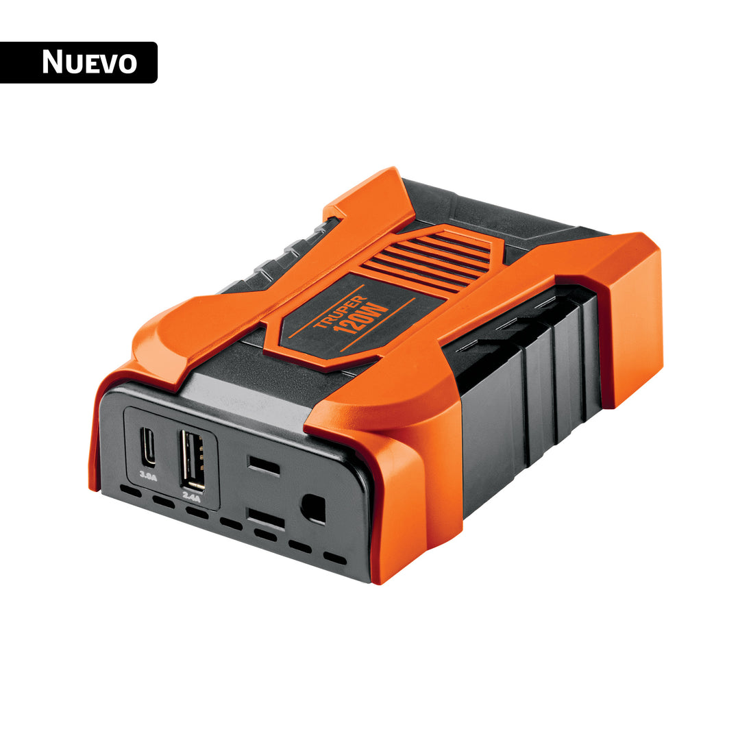 Inversor Truper INCO-11 120W 12V a 120V USB-A/C | Onda Modificada
