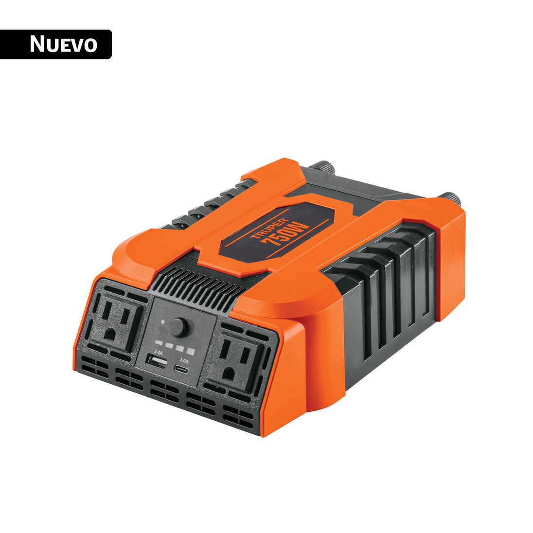 Inversor Truper INCO-75 750W | 12V a 120V con USB