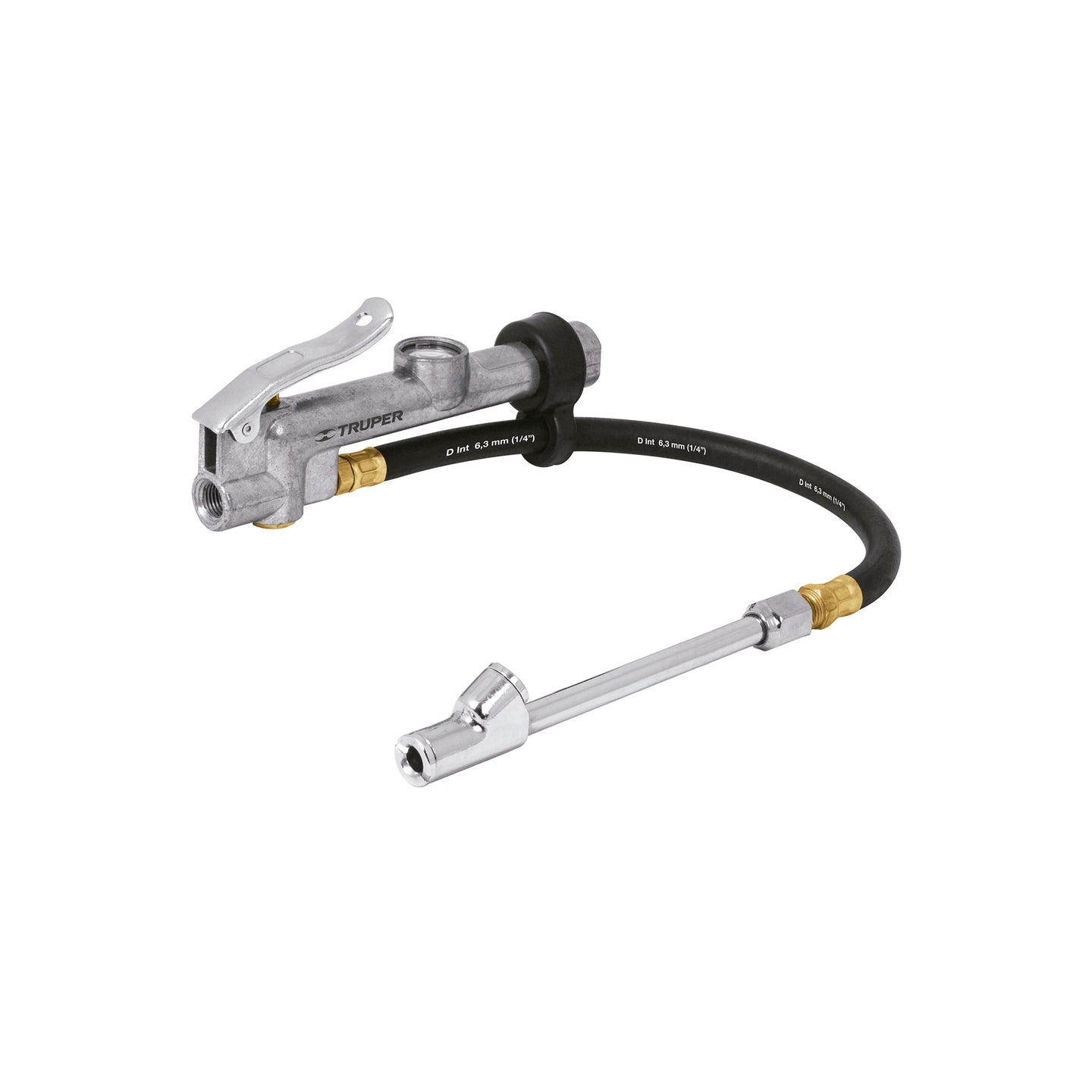 INFCA Inflador calibrador de cabeza doble, profesional, TRUPER