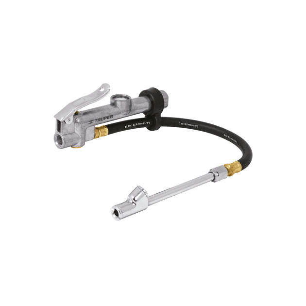 INFCA Inflador calibrador de cabeza doble, profesional, TRUPER