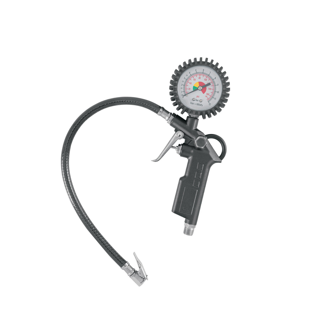 Inflador de llantas Truper INFMA, Manómetro 6-170 psi, Válvula de alivio